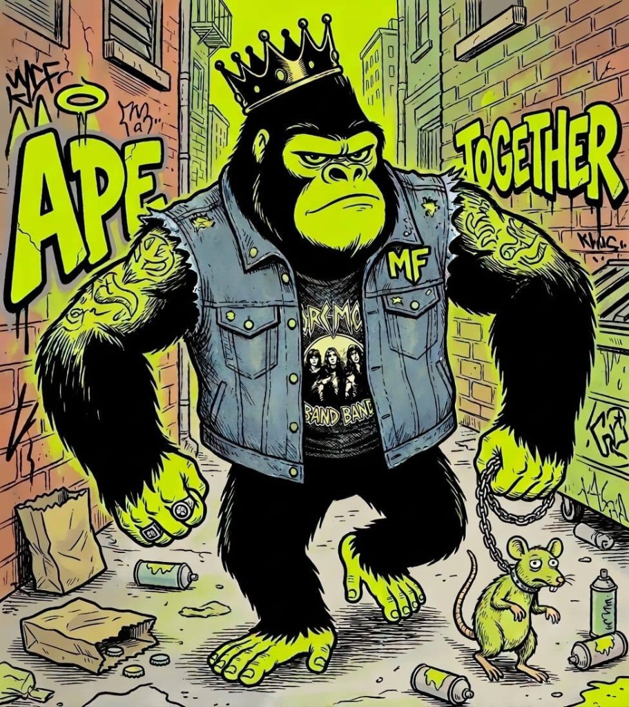 Ape Together Street Art
